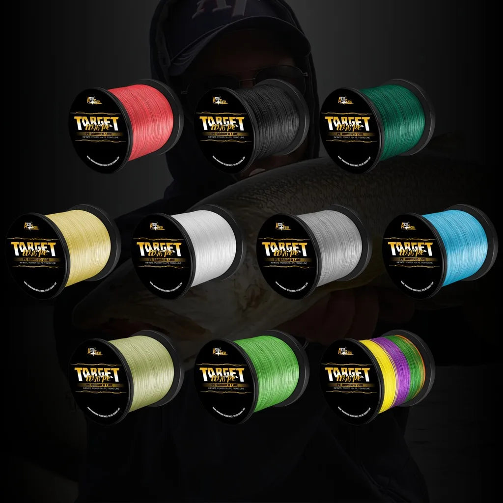 Ascon Fish Multifilament Fishing Line 16 Strands Sea Fish Tuna Rope Hollow Core Accisstance Bowfishing Rope