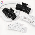 QIYUE Frosted Ink Style square Hair Clips Frosted Ink Style square Solid Hair Clips Women's Hair Accessories