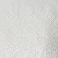 Harvest 100% Cotton Voile One Side Border Eyelet Geometric and Floral Embroidery Fabric From Manufacturer for Women and Girls