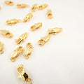 Spring Ring Clasp 18k Gold Plating Accessories 801 Jewelry Clasp Brass Tail Buckle Spring Lobster Clasp