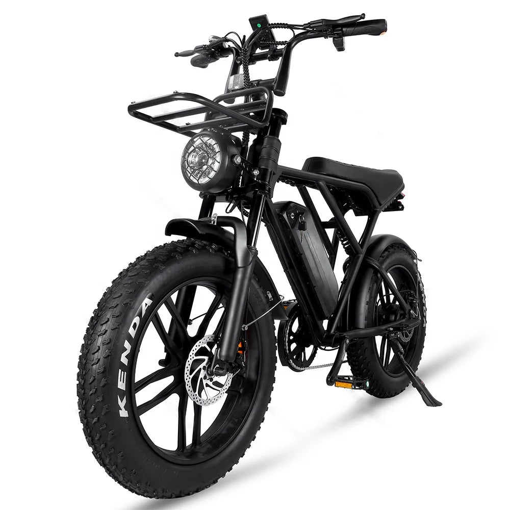 VOMO H9 Beach Cruiser Electric Bike Speed Trail Bicycle  Mountain Bicycles 20 Inch Electric Bike Fat E Bike