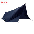 WOQI Outdoor Canopy Tent Hammock Awning Hot Tent Wood Burning Stove Compatible Waterproof Four-Season Quick Automatic Opening