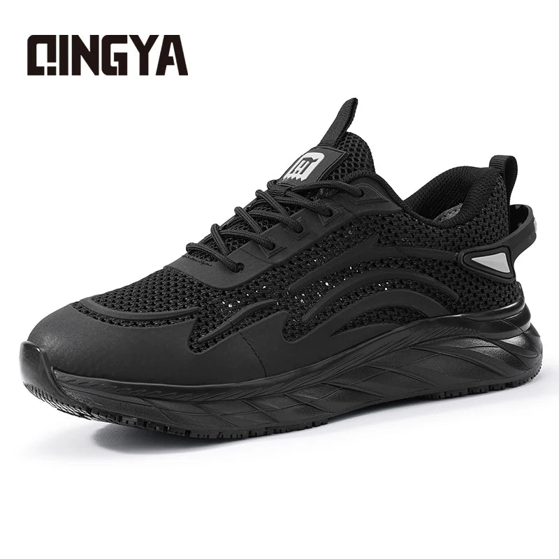 GUYISA Non-slip SRC Chef Shoes Summer Breathable Mesh Upper Professional Chef Shoes for Men