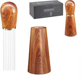 Brown Rosewood Hand Tampers Barista Stirring Tool Wood Espresso Stirrer Coffee & Tea Tools Wooden Support Manual All-season