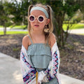 2025 Flower Sunglasses Cool Diamond Diy Sunglass Sunflower Fancy Girls Fashion Inspired Kid Bling Kids Sun Glasses