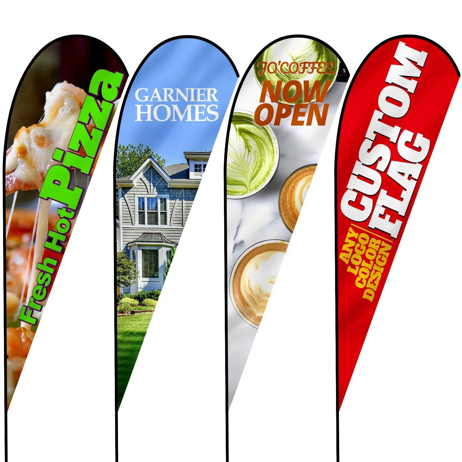 Booth Fabric Event Custom Flag Class Flex Banner Stand Teardrop Feather Outdoor Birthday Sports Beach Flag Banner Class