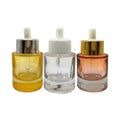 New Design Empty 30ml 50ml Thick Bottle Luxury Gradient Colorful Glass Dropper Bottle for Essential Oil