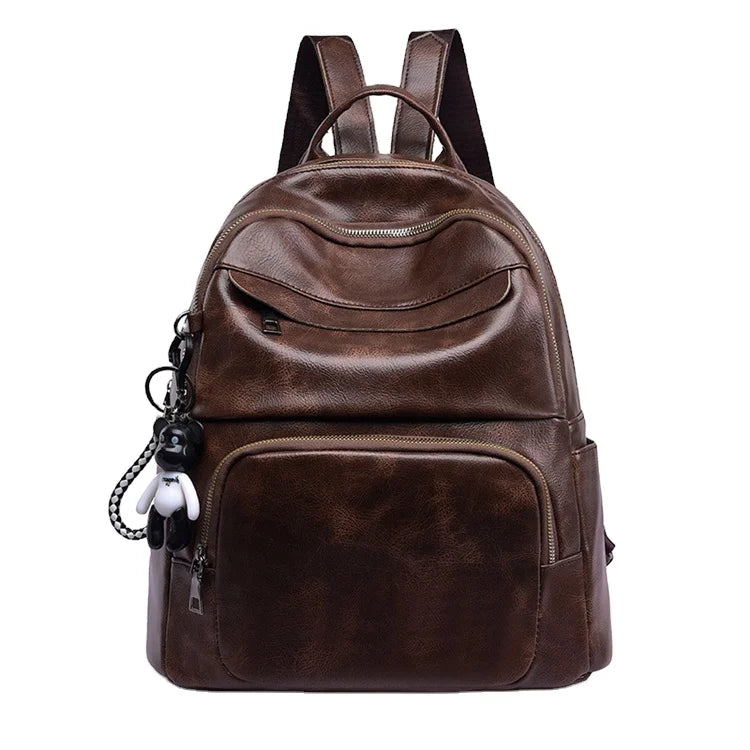 China Wholesale Mini College Fashion Girls Pu Leather Backpack Bags for Ladies