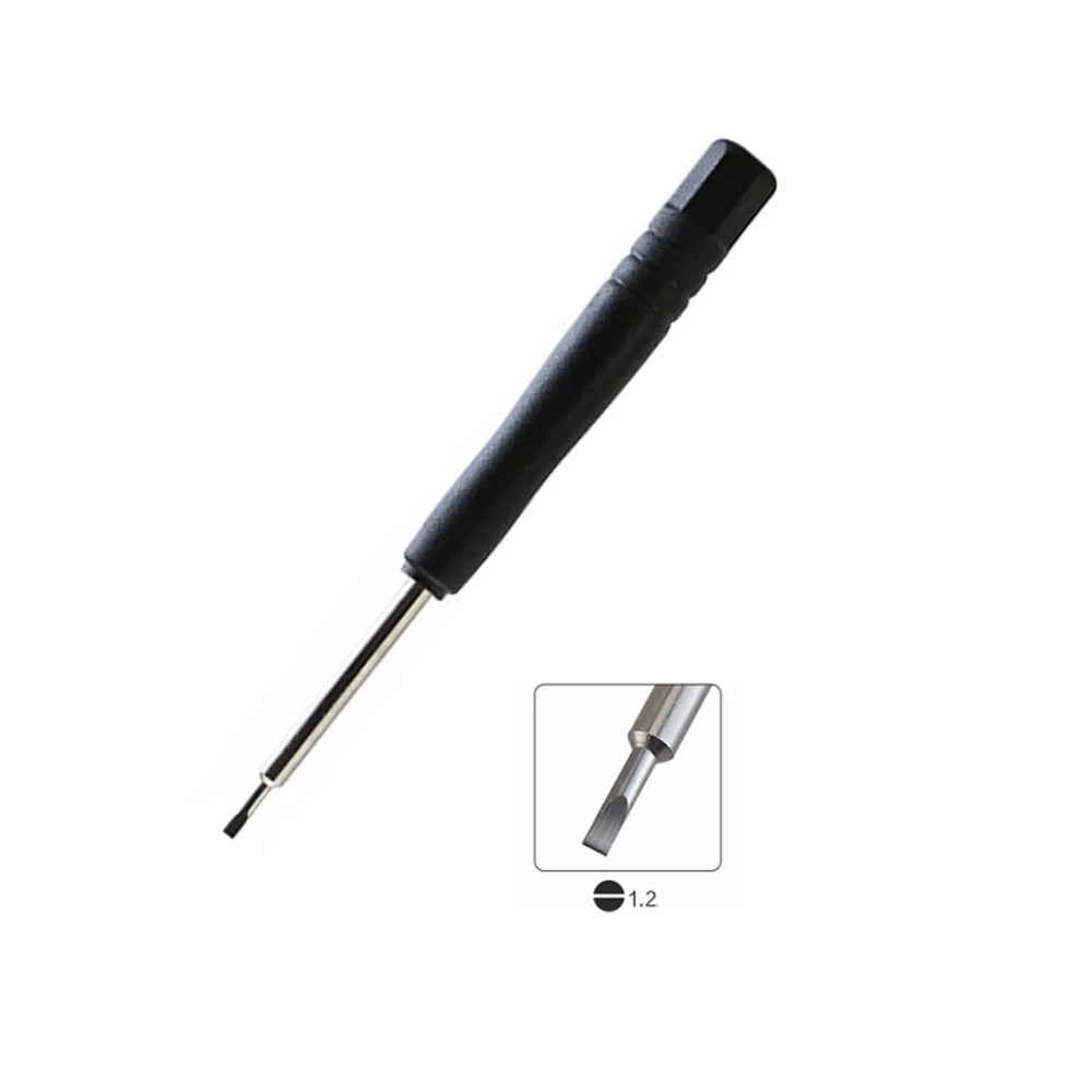 Mini Screwdriver 1.2mm 1.5mm 3.0mm Slotted Flat Head Driver for Watch Watchmaker Case Wristband Repair Tool