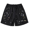 Factory Wholesale Football Basketball Shorts Men's Over Printing Quickly Dry Gym Running Joggers Mesh Fabric Shorts Men