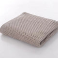 Cotton Terry Waffle Woven Face Tea Towel 100% Cotton Face Hand Towel Quick-Dry Compressed