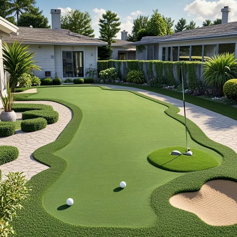 UV Stable Artificial Lawn Premium Synthetic Grass Artificial Turf for Decoration Commercial Residential Golf Football Court