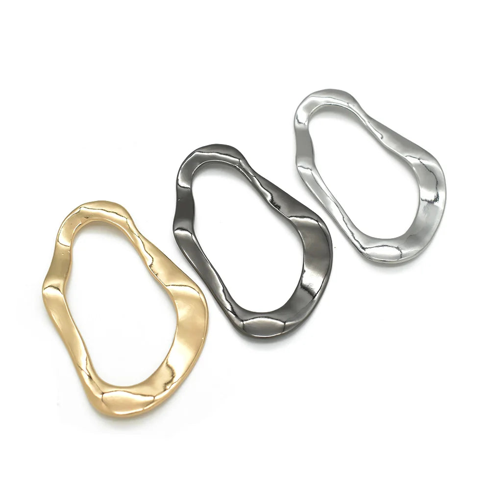 Luxury Irregular Circle Swimsuit Buckle Saltwater Resistant Beach Jewelry