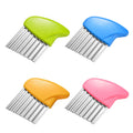 Stainless Steel Manual Wavy Knife Vegetable Chip Waffle Slicer French Fry Carrot Potato Wavy Crinkle Cutter