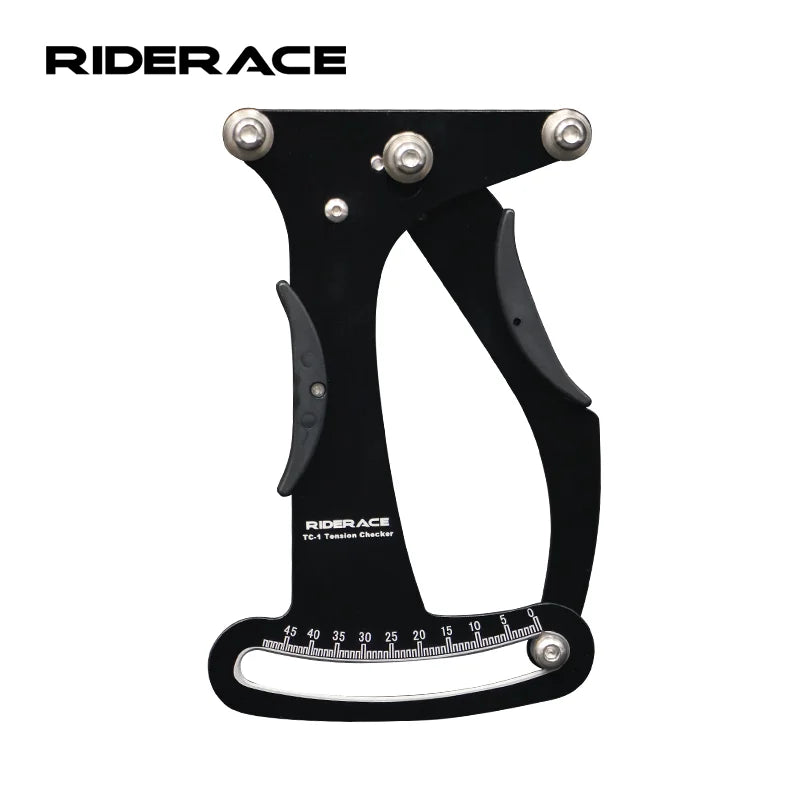 RIDERACE Mountain Bicycle Spoke Tension Tool Aluminum Alloy Durable MTB Bike Indicator Tensiometer Wheel Spokes Repairing Tools