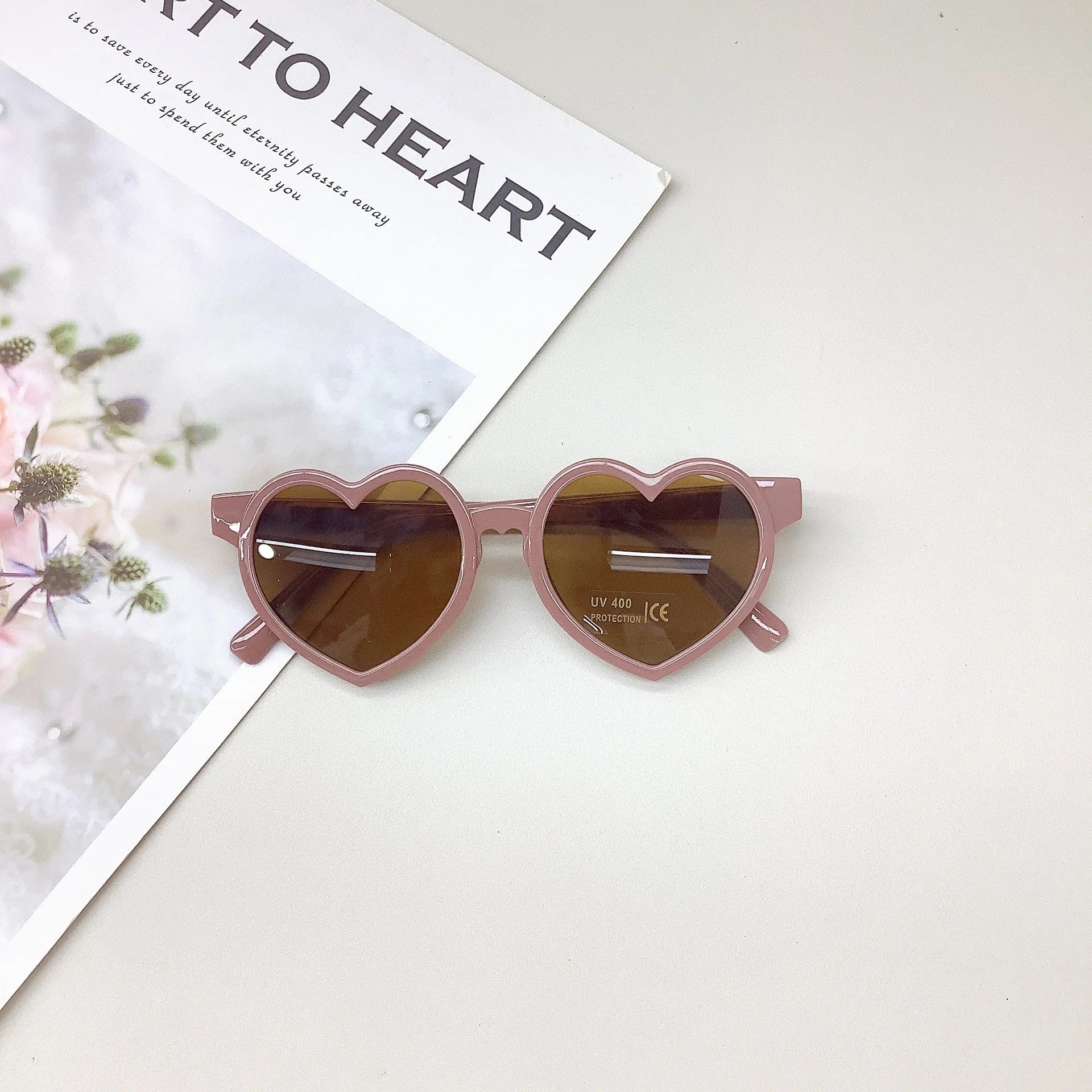 2024 New Arrival Children Glasses Love UV Protective Baby Sunglasses Kids Glasses Frame