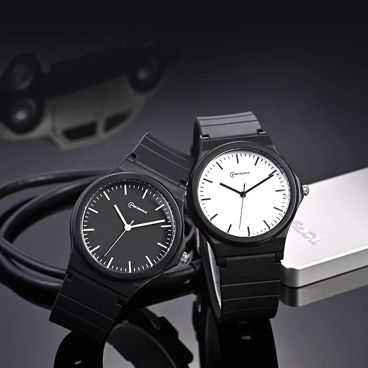 8855GC Unisex Colorful Kids Sport Business 20mm 42mm Stainless Steel Case Glass Dial PU Band Digital Watch