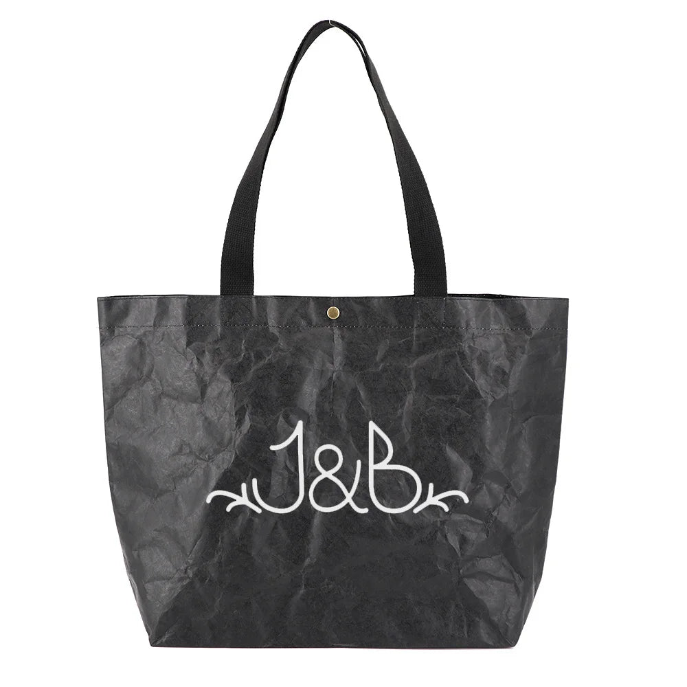 New Listing Wholesale Luxury Shopping Bag Tyvek Tote Bag Waterproof Dupont Tyvek Tote Shop Bag with Custom Logo Print Eco