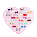 Hot Sale Earring Jewelry Fancy 36 Pairs Set Pack Korea Style Plastic Resin Flower Stud Earring