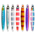 Jigging Pro 60g 80g 100g 120g 160g Saltwater Offshore Long Metal Deep Sea Boat Fishing Jig 3d Eyes Metal Jigging Lure OEM