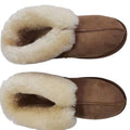 Sample Support Custom Winter Double Face Wool Merino Felt Boot Women Sheepskin Shoe Warm Fluffy Breathable Ladies' Fur Slipper
