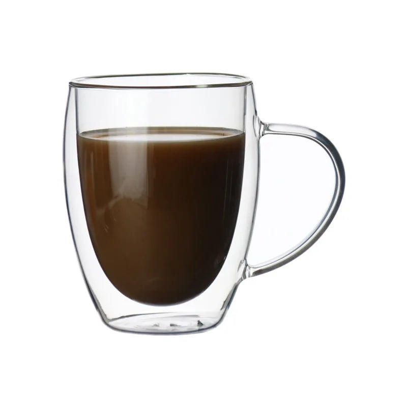 Handblown High Borosilicate Glass Cheap Double Glass Tea Coffee Cups Wholesale