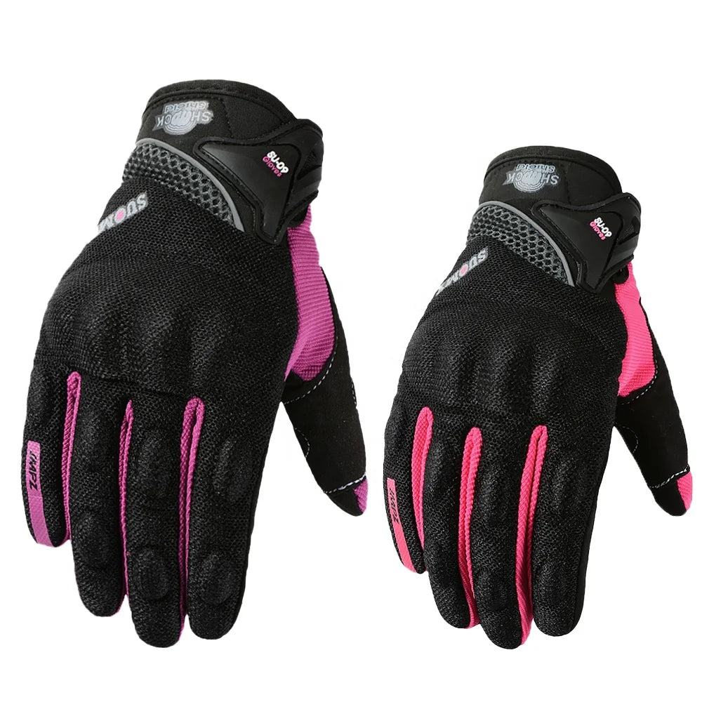 SUOMY Summer Motorcycle Riding Gloves Touch Screen Motocross Racing Gloves Breathable Sports Motorbike Cycling Bike Hand Gloves
