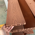 SONSILL Wear Resistant Wood Plastic Solid Exterior Wpc Composite Decking Wpc Deck Tiles for Outdoor
