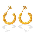 Fashion Jewelry 18K Gold Plated Stainless Steel Butterfly Trendy Charm Earrings for Women Party Wedding