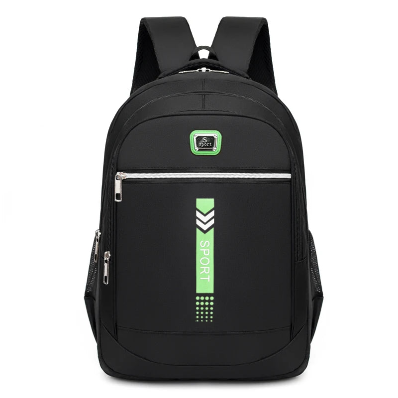 2024 Cheaper Waterproof Laptop Backpack Multifunctional Nylon University Travel Shoulder Bag Letter Pattern Zipper for Unisex