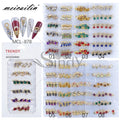 New Design 6 Grids Alloy Mouse Nail Rhinestone Nail Crystal for Girl Nail Art