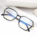 2025 Fashionable Blue Light Blocking Prescription Glasses Optical Frames Eyeglasses Unisex TR90 Material Polygon Frame Eyewear