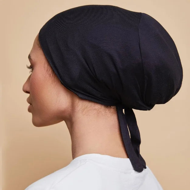 Sharut New Designs 2025 Muslim Underscarf Women Undercaps Cotton Modal Jersey Satin Lined Silk Inner Hijab Caps