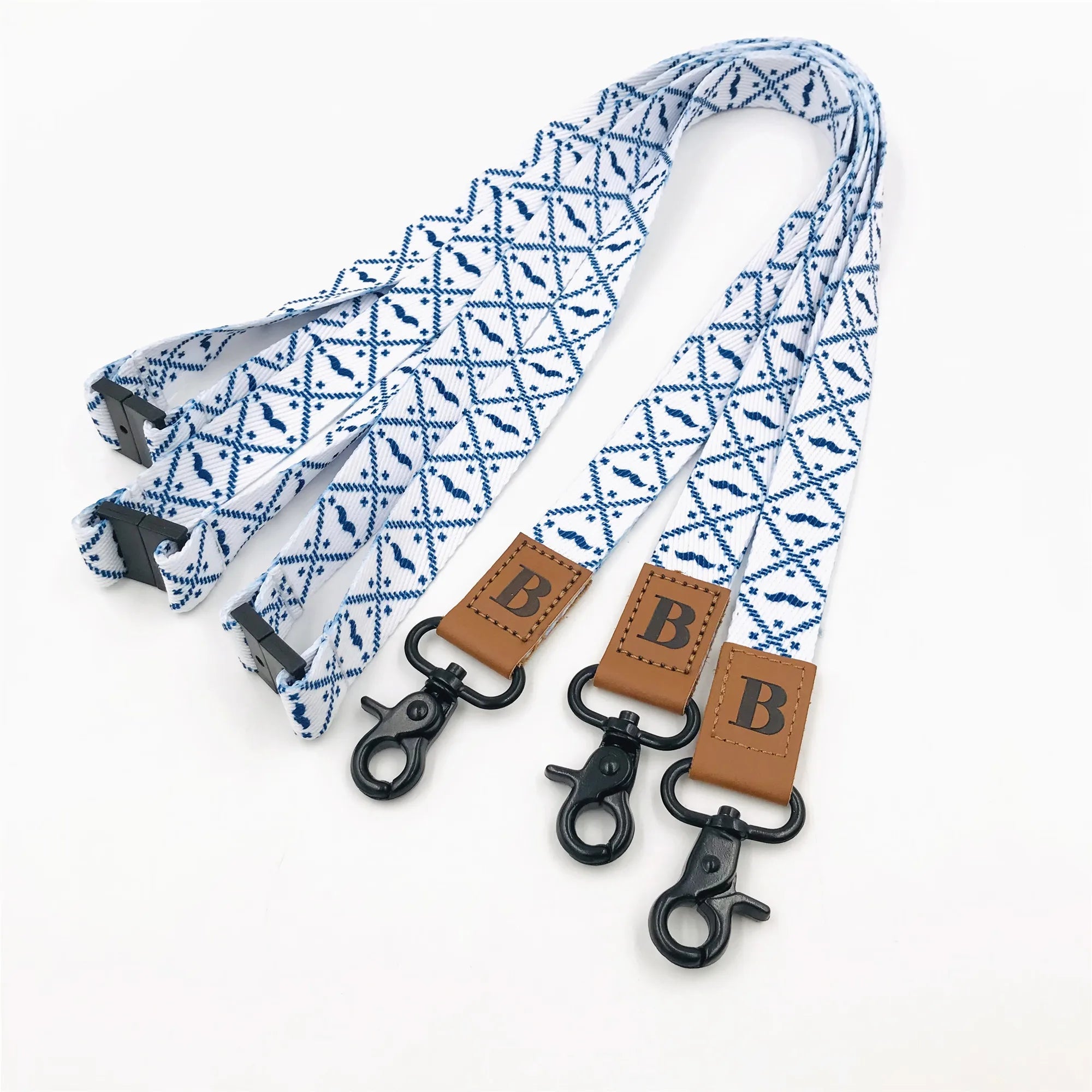 High Quality Customized Leather Card Holder Lanyards