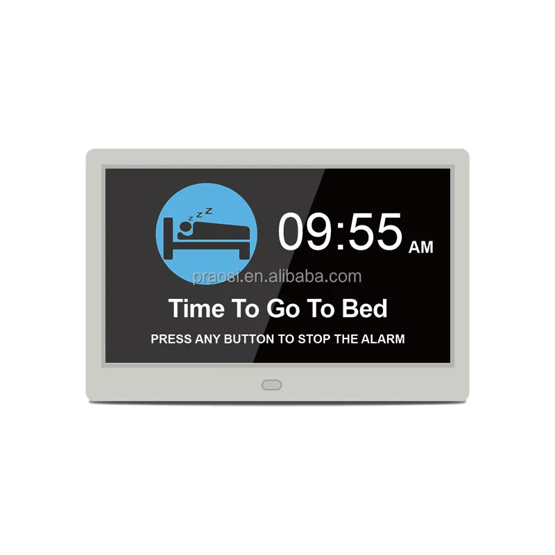 7" 8" 10" 12" 15" Large Display Memory Loss Digital Calendar Alarm Clock Desk Clock for Seniors Dementia Alzheimer