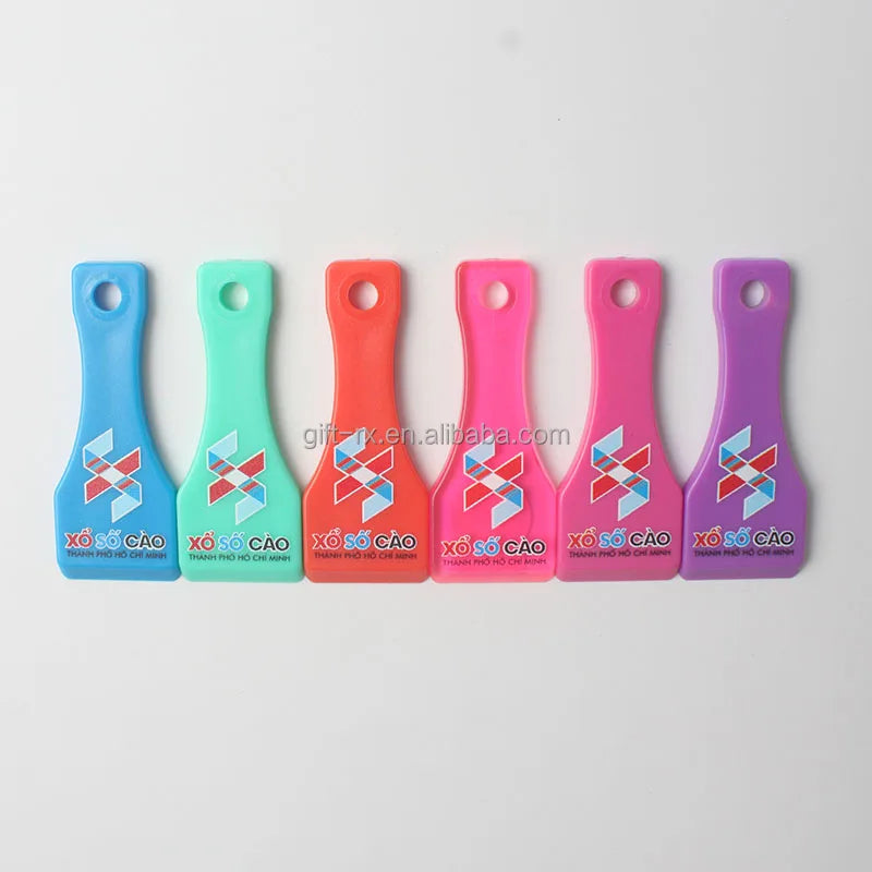 Lottery Scratcher Keychain Tool Plastic Scraper for Scratching off Lottery Tickets Plastic Scraper for Lottery
