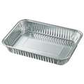 31x21x5cm Heavy Duty Foil Container Aluminum Box Rectangular Food  Tin Oven Safe BBQ Pans