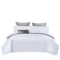 Luxury 100% Cotton Bedding Set Home Hotel Custom 4-Piece Fitted Linen Bed Sheets Plain Style Duvet Cover Pillow Case Bed Sheet