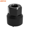LEBYCLE Bicycle Crank Arm Cap Tool Bike Crank Arm Lockring Remover Cycling Crank Repair Extractor for SRAM DUB