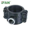 IFAN HDPE Plastics Factory Wholesale 25-32mm PP Saddle Clamps with Compression Fitting for HDPE Pipe and Fittings Compastion