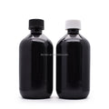 Refillable Spray Hair Bottle Black Plastic Shampoo Bottle Squeeze Bottle