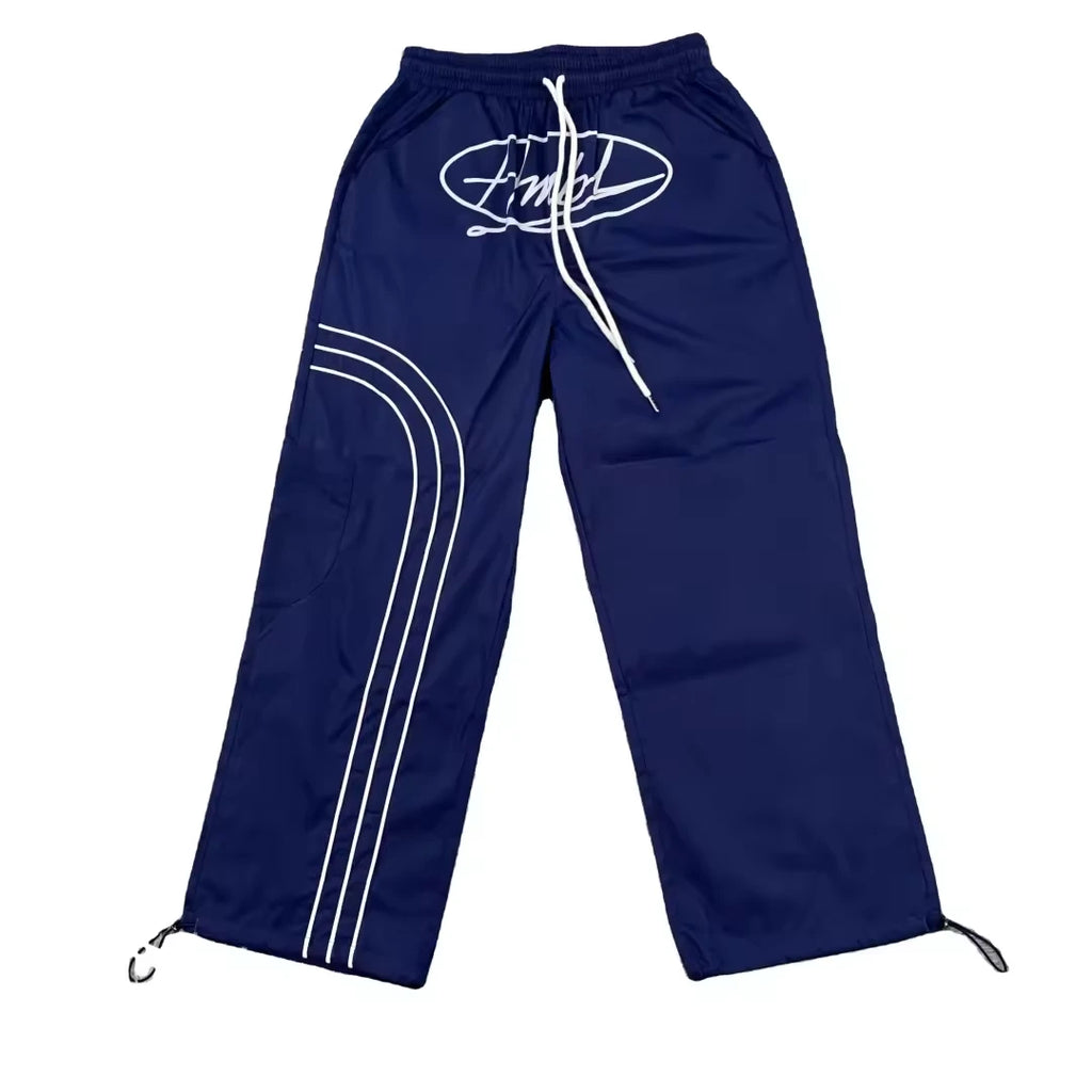 DENIMGUYS Sportswear Custom Logo Print Mens Track Pants Breathable Quick Dry Baggy Elastic Waist Sweatpants for Men