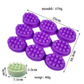 1/2/3/4/6/9 Cavity Oval Silicone Soap Mold Handmade Soap Molds