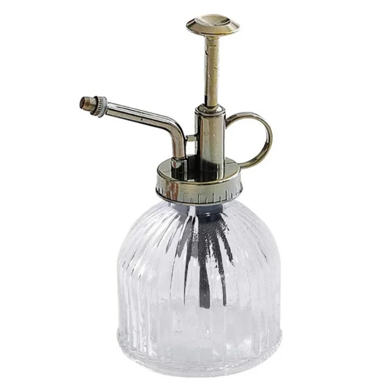 Classic Glass Plant Flowers Spray Bottle Tabletop Vase