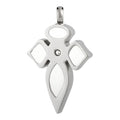 Cross Cremation Urn Jewelry Vintage Ashes Keepsake Memorial Locket Necklace Stainless Steel Pendant Jar Cross Holder Enamel Urn