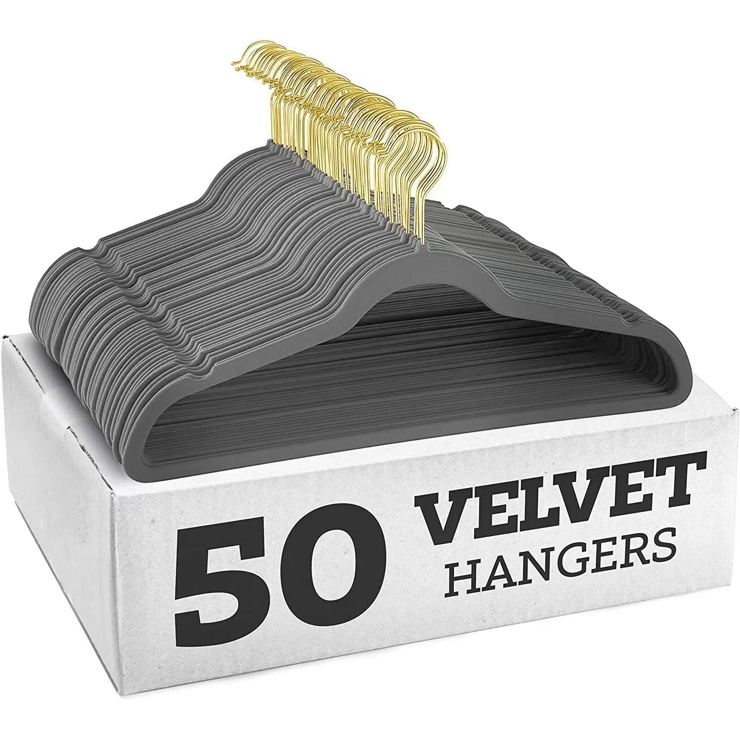 Lavinia Velvet Hanger Space Save Non-slip Padded Rose Gold Hook Flocked White and Black Velvet Clothes Hangers