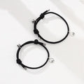 Custom Magnetic Mountain and Sea Alloy Bracelet for Couple 2pcs/set KIB029