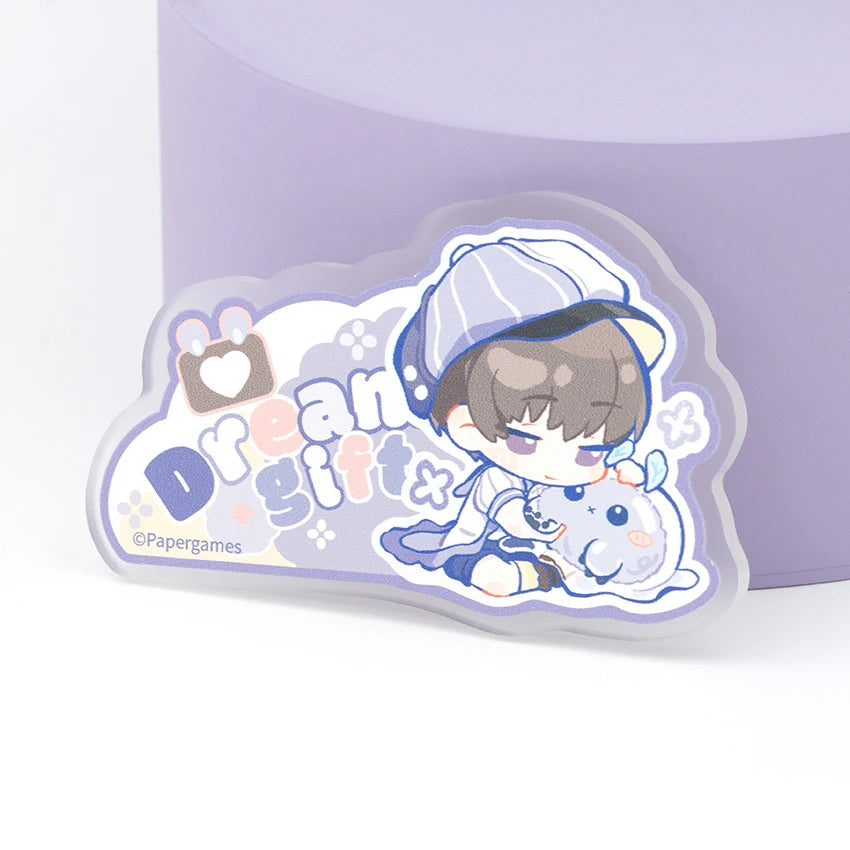 Customized Laser Cut Acrylic Display Standee with Two Cute Characters Factory-Furnished Plastic Customization