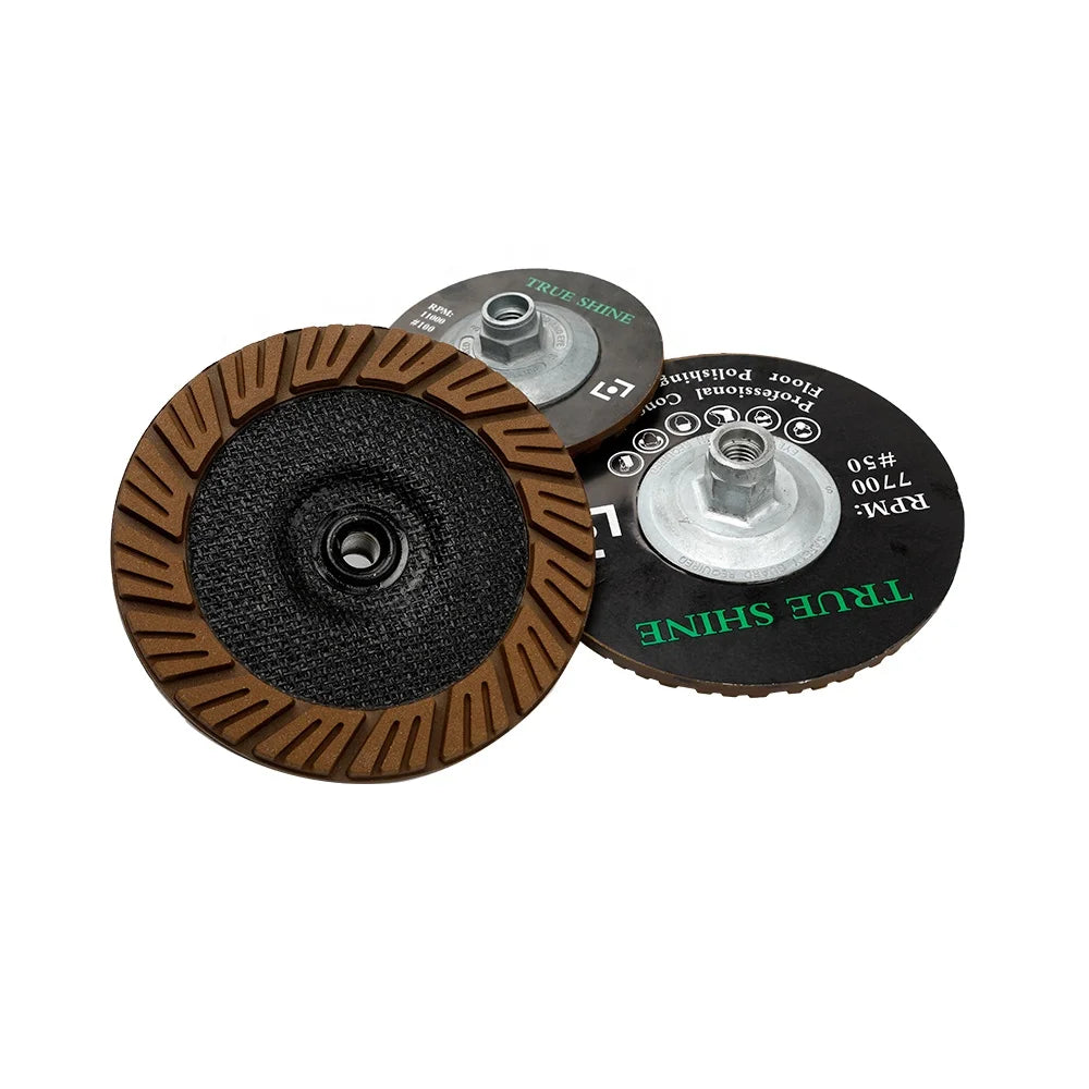 TRUE SHINE 7" diamond grind wheel concrete cup wheels for edge polishing