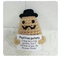 Wholesale Funny Moustache Potato Doll Hand-Crocheted New Kawaii Positive Toys Novelty Gifts